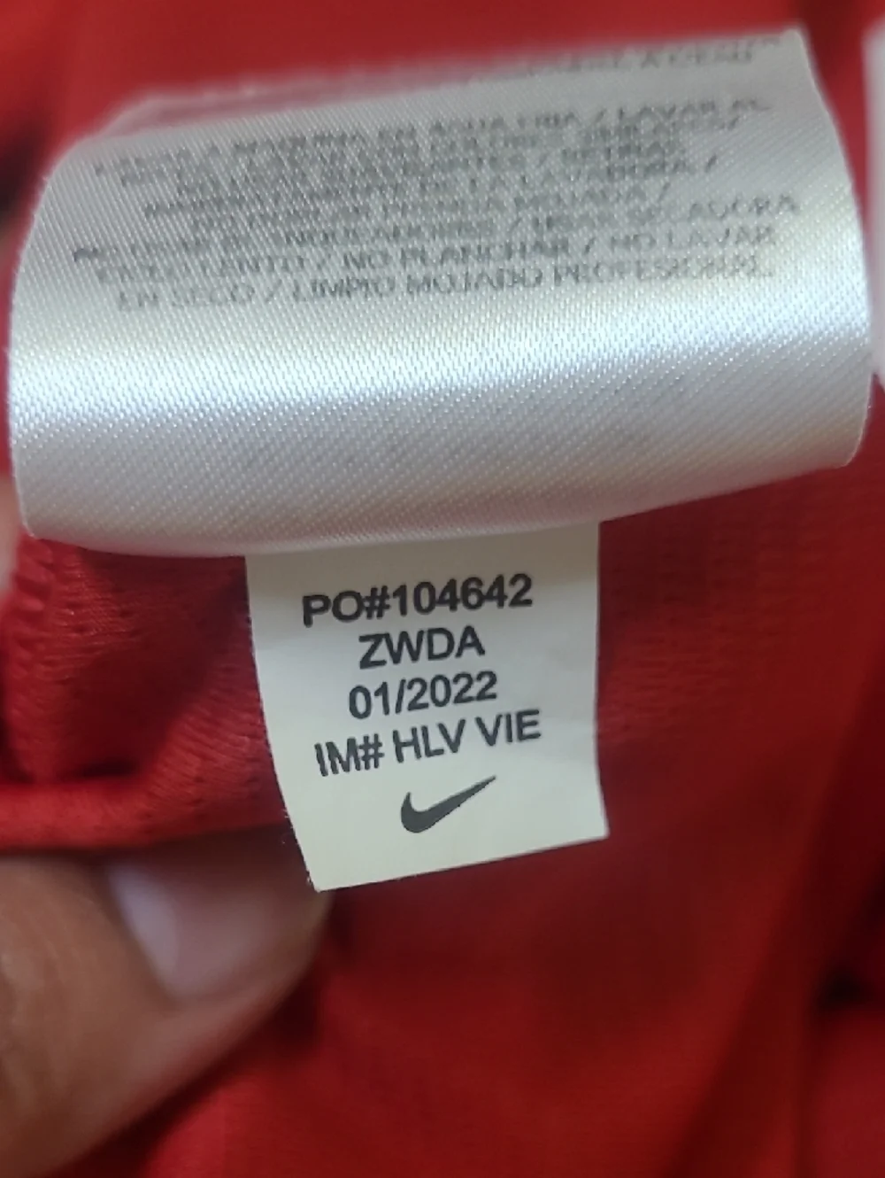 Nike Red Boston 'RED SOX' Button-Front Baseball Jersey - Picture 16 of 16